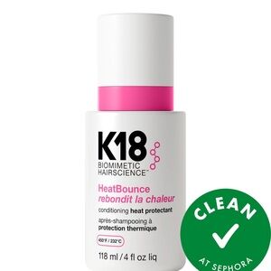 K18 Biomimetic Hairscience Heat Protectant - White and Pink